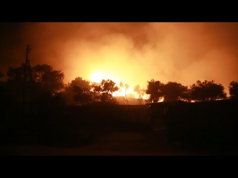 Major blaze breaks out in Greece's main migrant camp | AFP