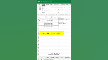 Master the REPT() Function in Seconds! 🚀 | Excel Tips & Tricks