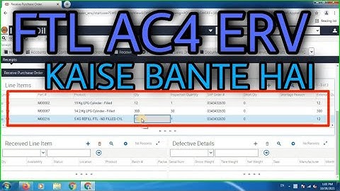 FTL Cylinder ka ERV AC4 Kaise Bante hai ? sd