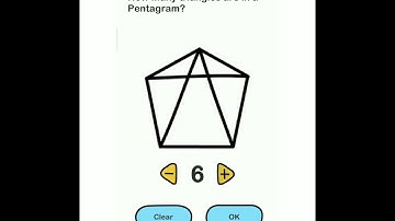 Brain Out Level 16 How many triangles are in a Pentagram solution ||  Walkthrough
