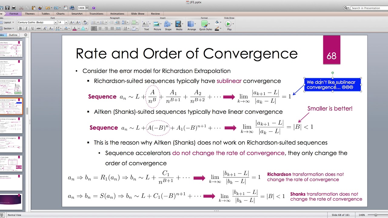 Java for Scientific Computing: Rate and Order of Convergence for ...