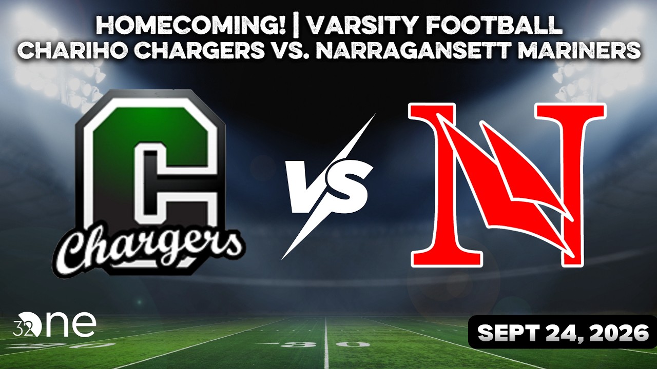 HOMECOMING GAME | Chariho Chargers vs. Narragansett Mariners | Varsity Football | September 24, 2026