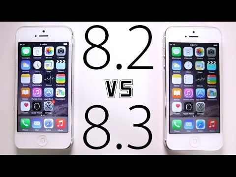 iOS 8.2 VS iOS 8.3 - Performance & WiFi Speed Test Comparison