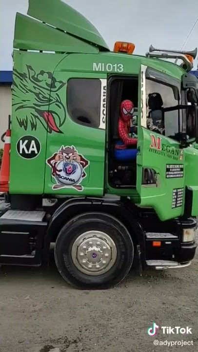 Spiderman bawak lori 🤣! ampun bang jago 😅