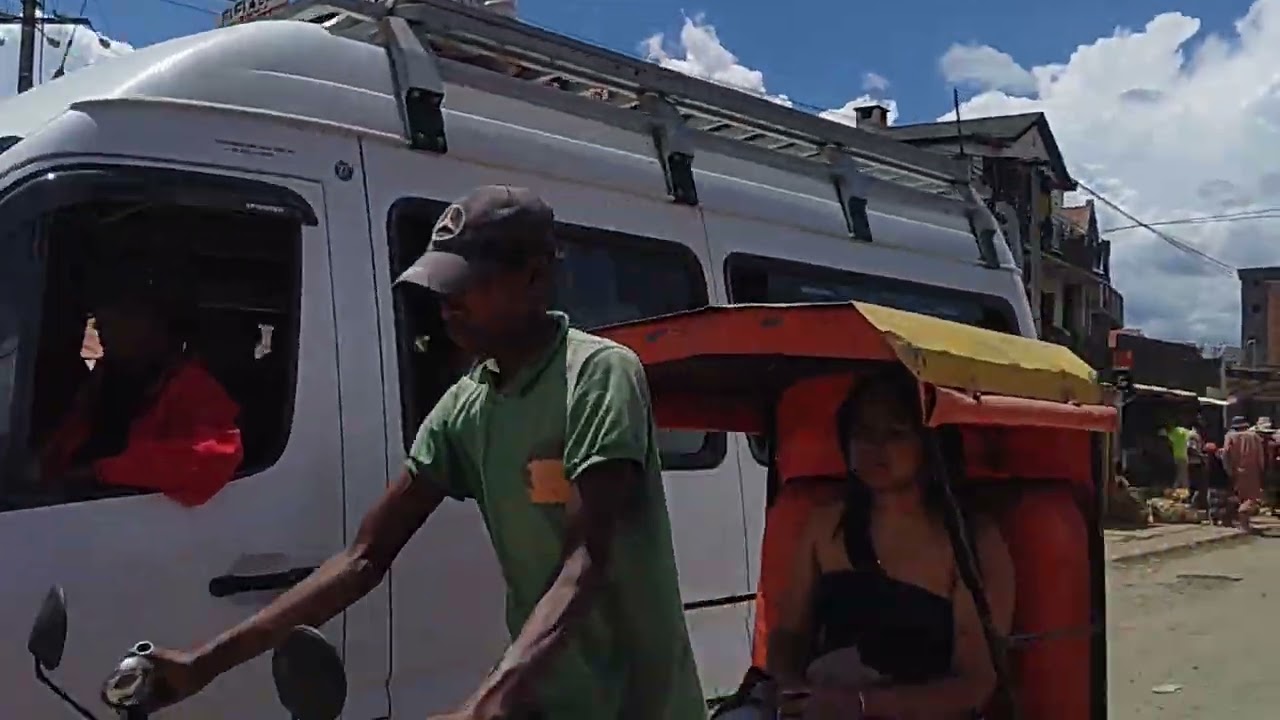 Mahazoarivo by PLAQUE ACADEMIE ACMIL to Mahafaly Vatofotsy - Streets view of Antsirabe Madagascar 