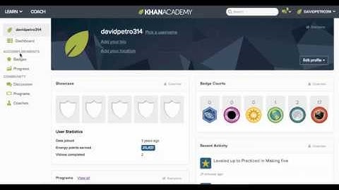 Khan Academy Assignment