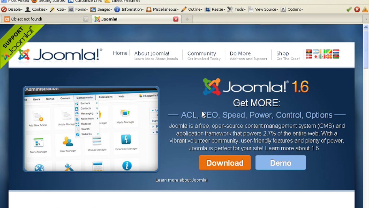 Joomla Video Tutorial in Hindi Chapter -1 - YouTube