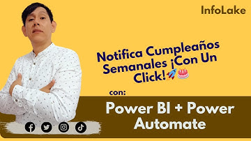 Power BI + Power Automate - Notifica Cumpleaños Semanales con un Click