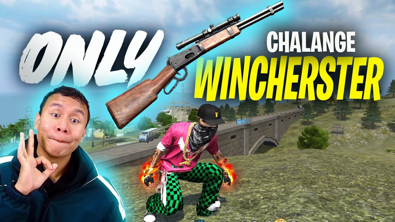 ONLY WINCHESTER GUN CHALLANG🔥| ONLY NEW WINCHESTER CHALLANGE IN SOLO