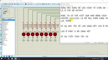 [Lập trình Atmega16 với MikroC] Bài 2: Điều khiển nhiều led