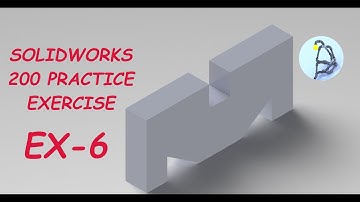 Exercise-6,  Solidworks 200 practice exercise for beginner level #letsmakeitcad  #solidworks