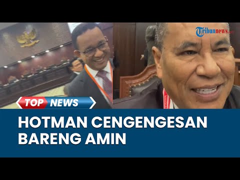 Momen Anies Ketemu Hotman Paris Seusai Disebut Cengeng, &#39;Cengengesan&#39; bareng Jelang Sidang MK