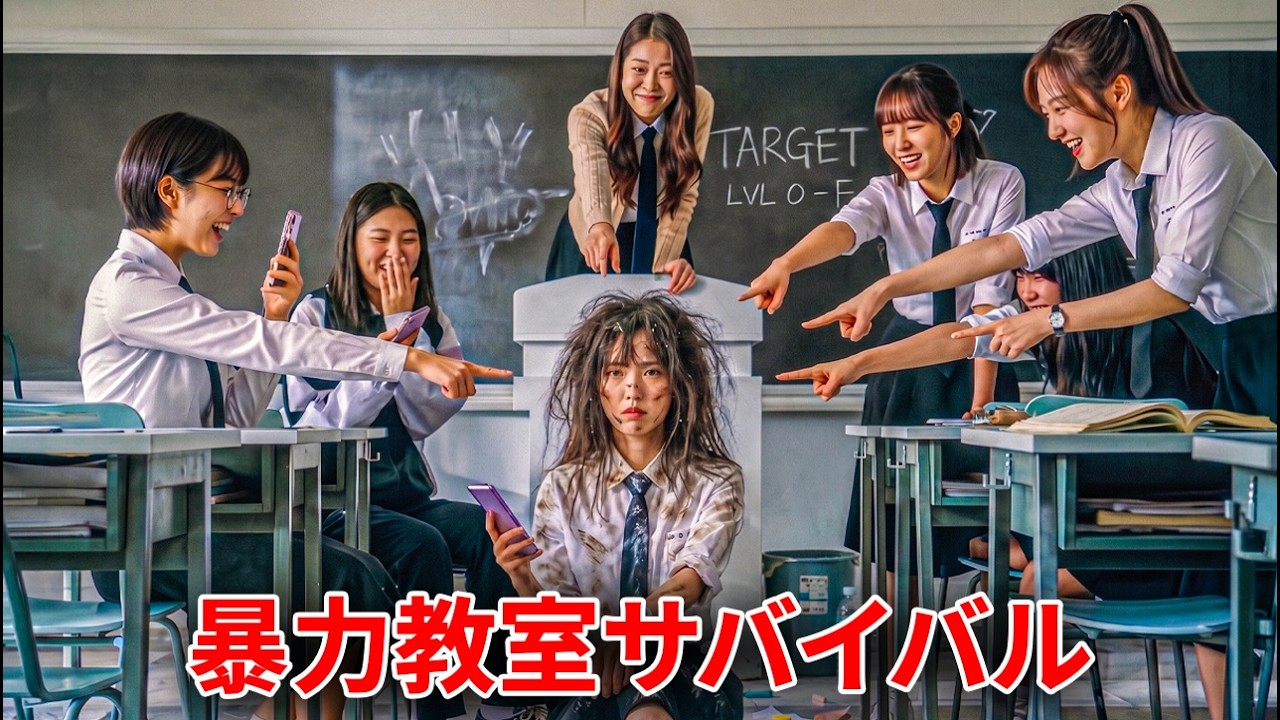 Fランクと見下され、クラス全員にいじめられた転校生の少女が、全員に報いを受けさせる【映画紹介】