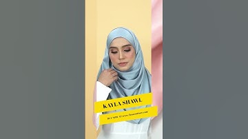Fana Couture - Kayla Satin Matte Long Shawl IG Story