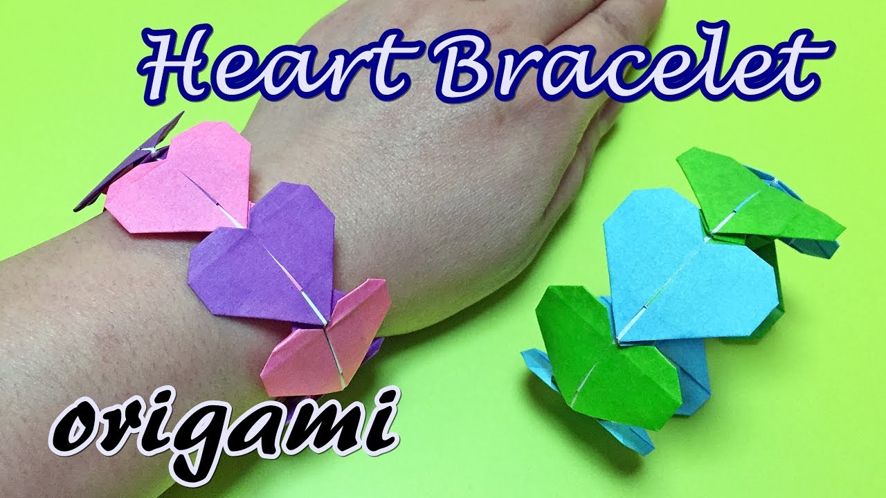 DIY Origami Heart Garland