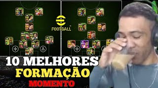 10 melhores FORMAÇÕES do MOMENTO no eFootball 2024 Mobile