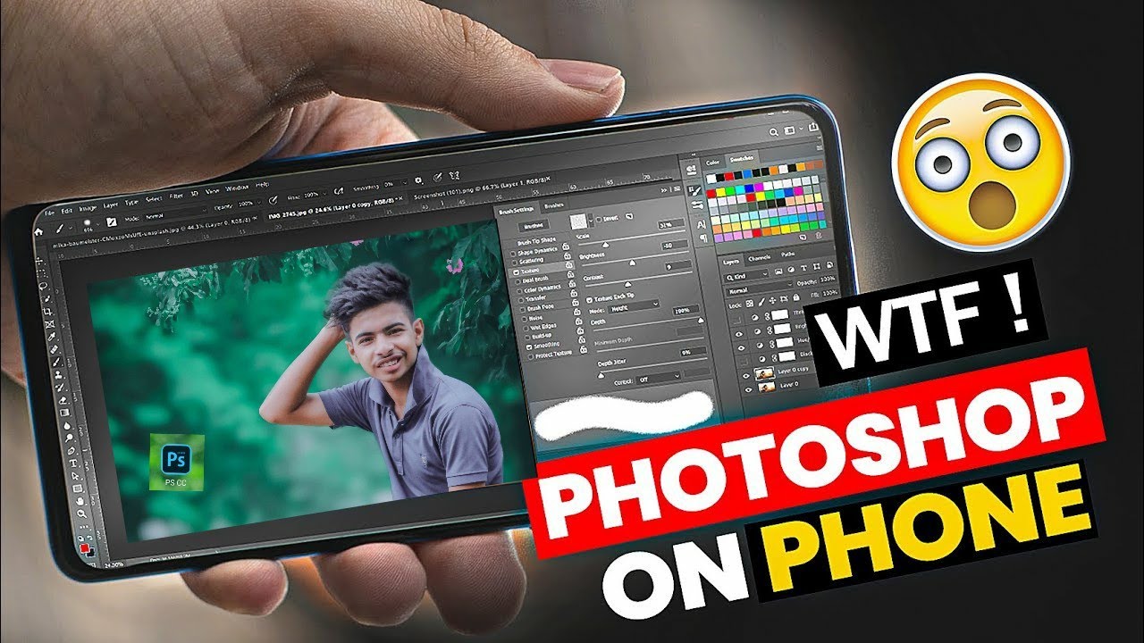 finally! how to editz photoshop in mobile | Adobe PhotoshopCC in