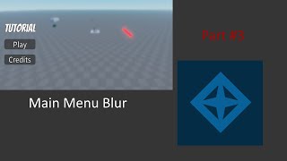 Main Menu Blur Part Roblox Studio Tutorial