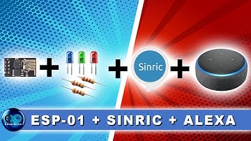Automação com ESP-01 e Alexa, com Sinric