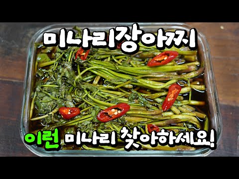 놀라운 <strong>미나리효능</strong> 알고도 왜~ 안드세요..? 각종비타민, 무기질 드루와! 돌미나리장아찌