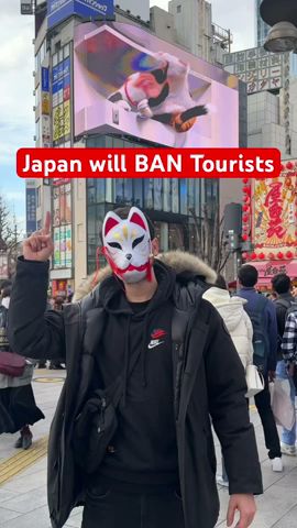 Japan WILL BAN tourists #shorts