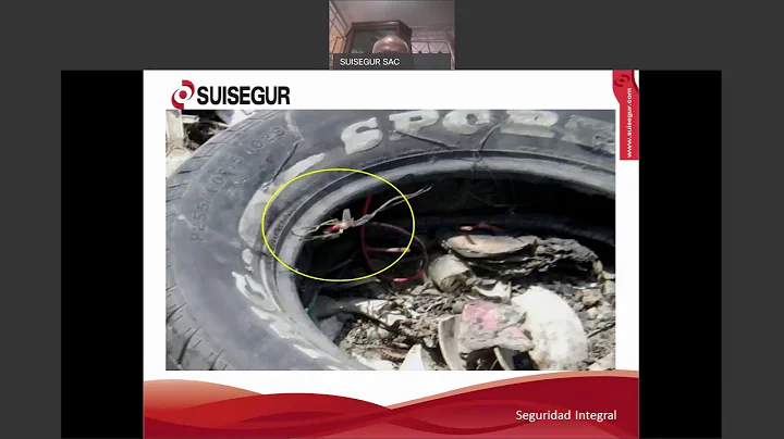 Identificación y acciones a tomar en caso de encontrar explosivos