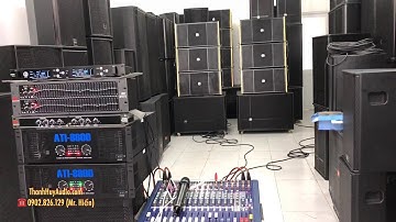 Dàn Sân Khấu Line Array 80 Triệu Nhạc Sàn Cực Mạnh LH 0902826129