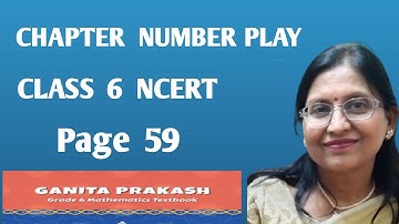 Class 6  NCERT Maths Ganita Prakash Chapter 3 Number Play Page - 59
