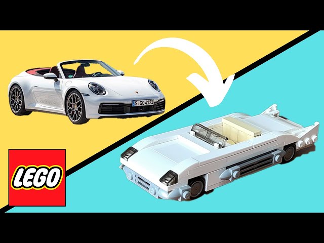 Une Porsche 911 cabriolet imaginée par un fan de Lego