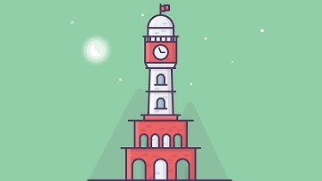 Design Process : Design a Tower Clock Landmark in Illustrator CC