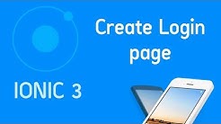 Ionic 3 Tutorial #3 Create login page - Durasi: 10.47. 