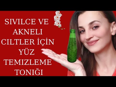 YÜZ TEMİZLEME TONİĞİ, SİVİLCE, AKNE, YAĞLI CİLTLER İÇİN EV YAPIMI DOĞAL TONİK, EVDE CİLT BAKIMI