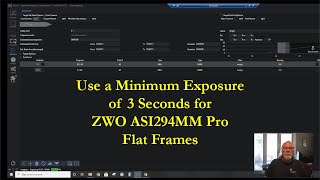 Use A Minimum Exposure of 3 Seconds for ZWO ASI294mm Pro Flat Frames screenshot 1