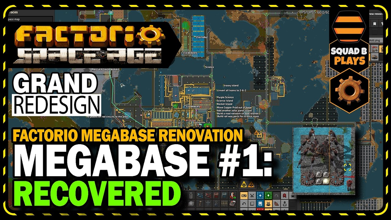 Factorio Space Age: MEGABASE No.1 is COMPLETE! Ready for Space Age ...