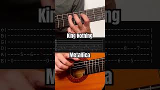 Metallica - King Nothing Acoustic Intro (With Tabs) Resimi