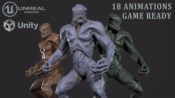 Alien Monster 3d model preview