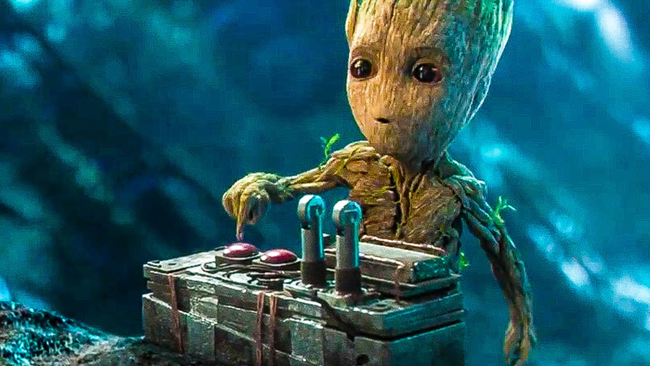 GUARDIANS OF THE GALAXY 2 Movie Clip - Baby Groot & Rocket (2017) - YouTube