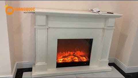 Hoàn thiện lò sưởi sang trọng cao cấp tại nhà anh Vinh - Ecopark