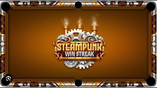 8 ball pool Galaxy Cue Level Max ? Steampunk Win Streak