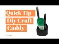 How to Create a Craft Caddy/Recycled Crafty Hack Idea/Quick Tip Tuesday #shorts