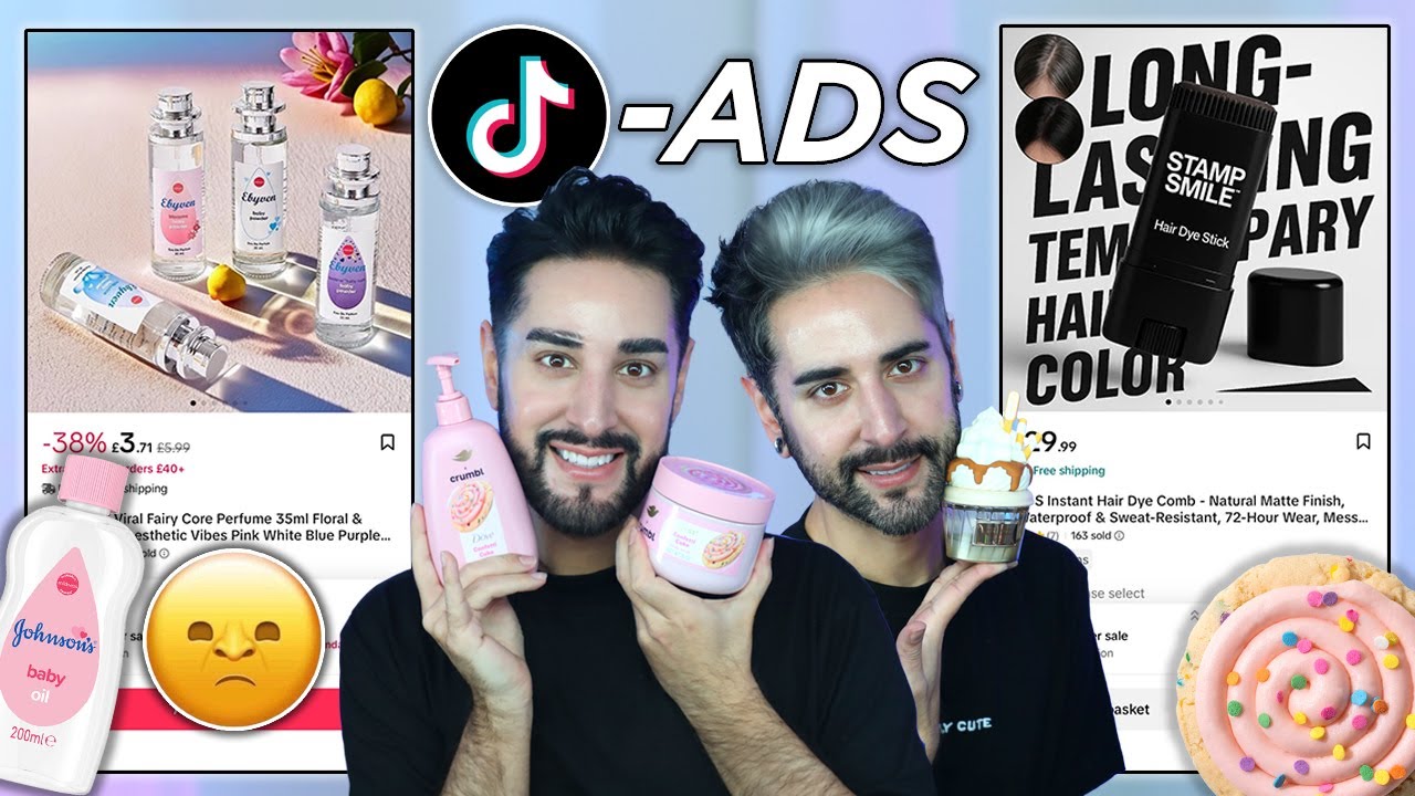 TIKTOK ЗАСТАВИЛ НАС КУПИТЬ ЭТО! | Пробуем вирусную рекламу в TikTok 💜🖤 Близнецы из Уэльса