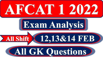 Afcat 1 2022 Exam All Shift | Afcat GK paper analysis | Afcat 1 2022 answer key | Balwinder sir