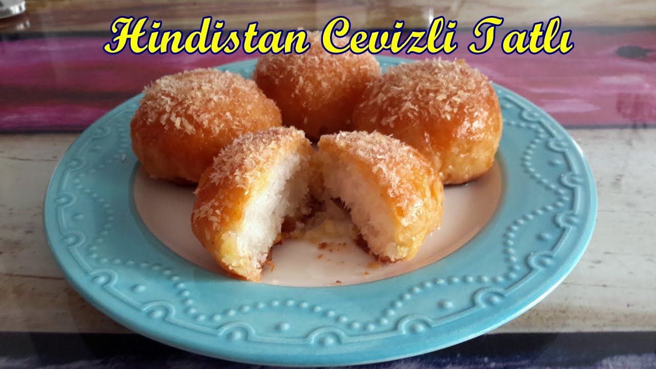 Hindistan Cevizi Dolgulu Tatlı Tarifi YouTube