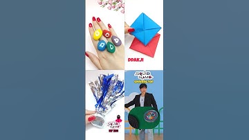 How to make All the DIY games from squid game #shorts #squidgame #diy #craft #challenge