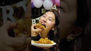 eating yummy pork leg👌| short video | short mukbang | short eating video