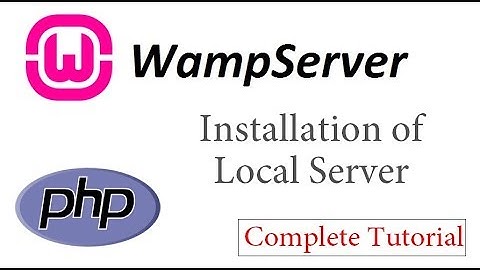 How to Install Local Server || Wamp Installation on Your System