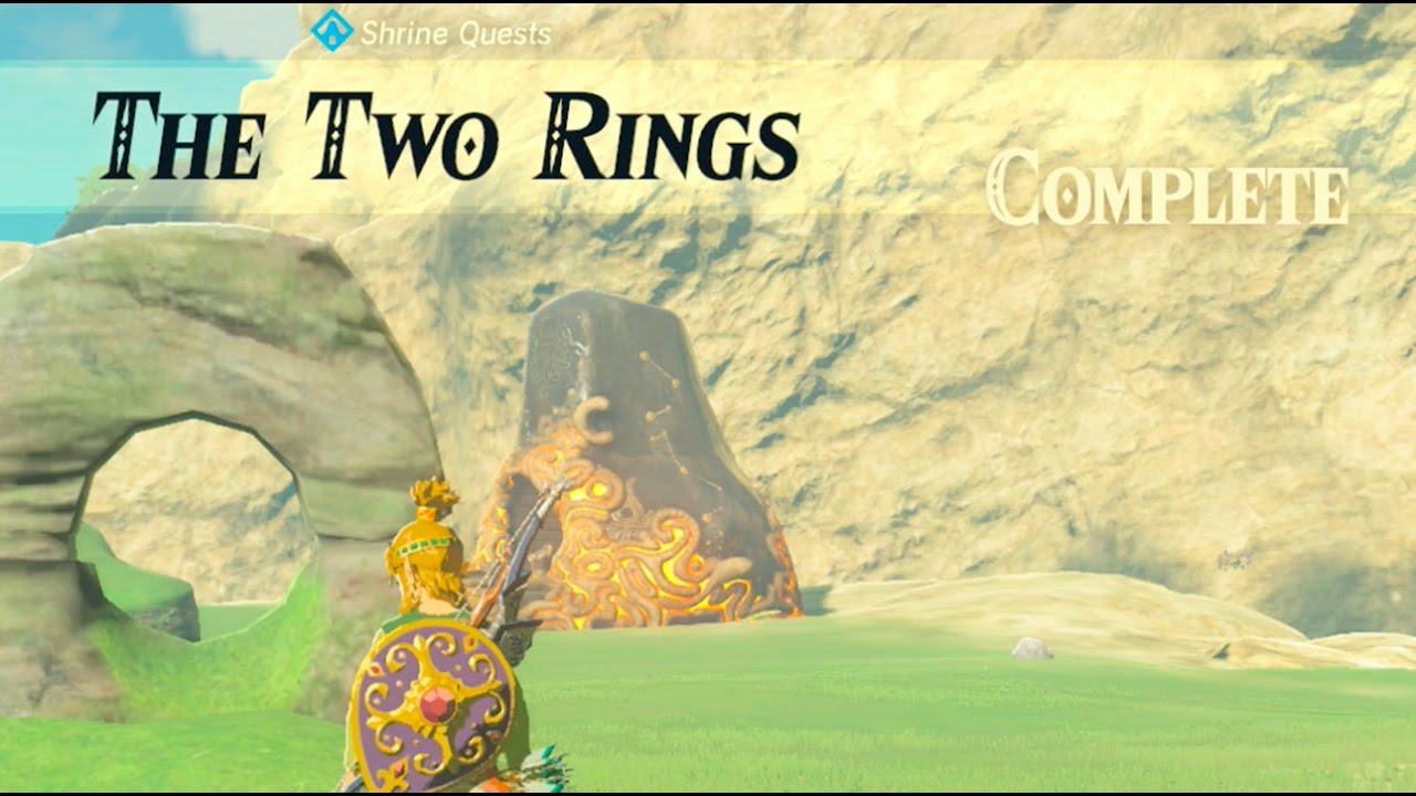 Zelda BOTW Hidden Shrine The Two Rings Sheem Dagoze YouTube