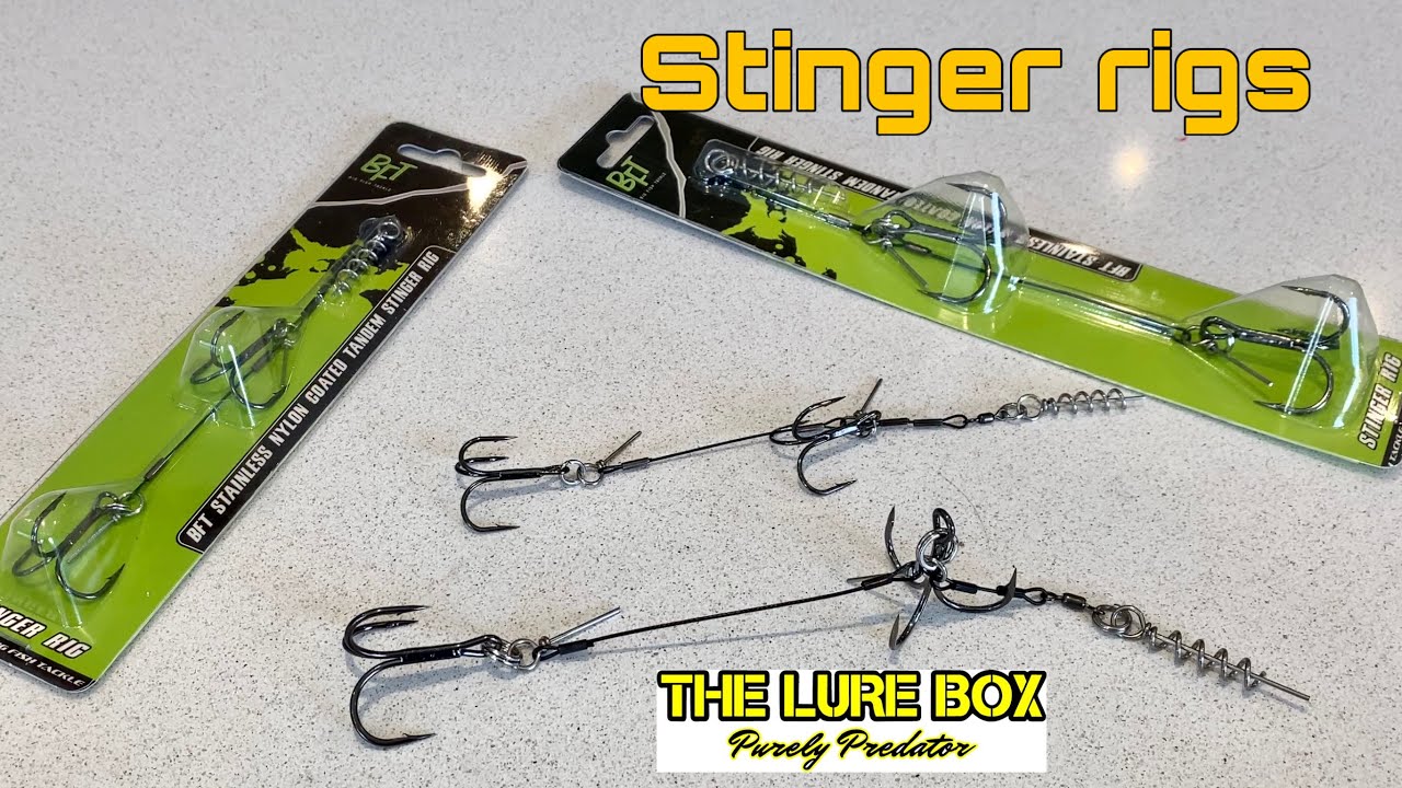 Quick look - BFT Shallow Stinger rigs #lurefishing #BFT