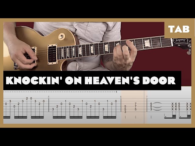 Guns N' Roses - Knockin' on Heaven's Door - Guitar Tab | Lesson | Cover | Tutorial class=