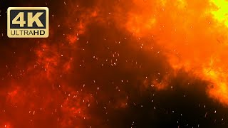 Fire Stock Footage - Inferno Background Video Animation - Motion Background Loop (4K)